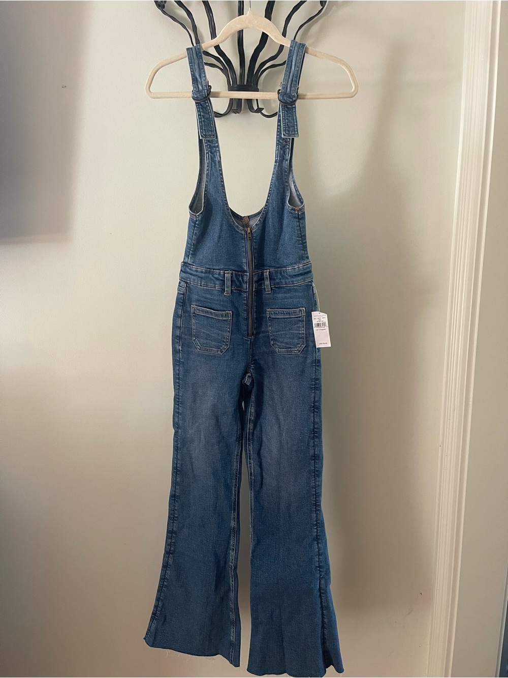 Denim Overalls One-Piece - Denim